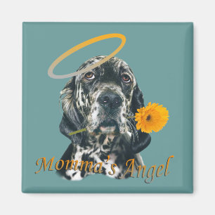 English Setter Momma's Angel magnet