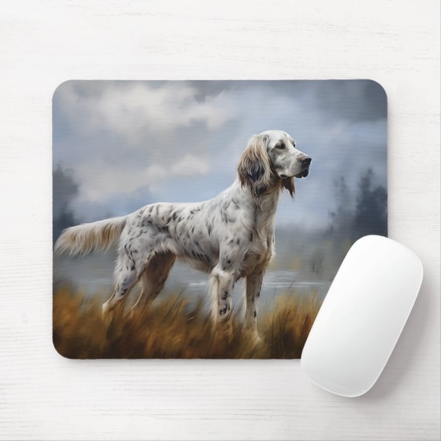 English Setter Mouse Pad (With Mouse)