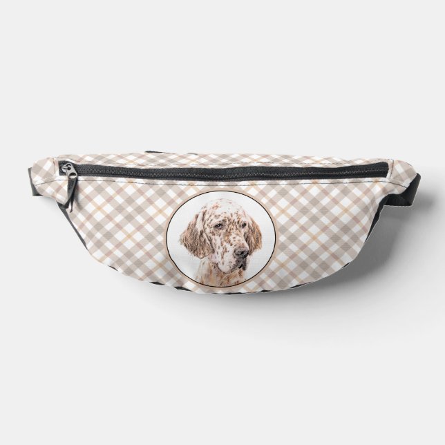English Setter Orange Belton Painting Pet Dog Art Bum Bags (Lay Down)