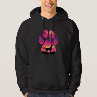 English Setter Paw Mom Dad Dog  Women Men Hoodie