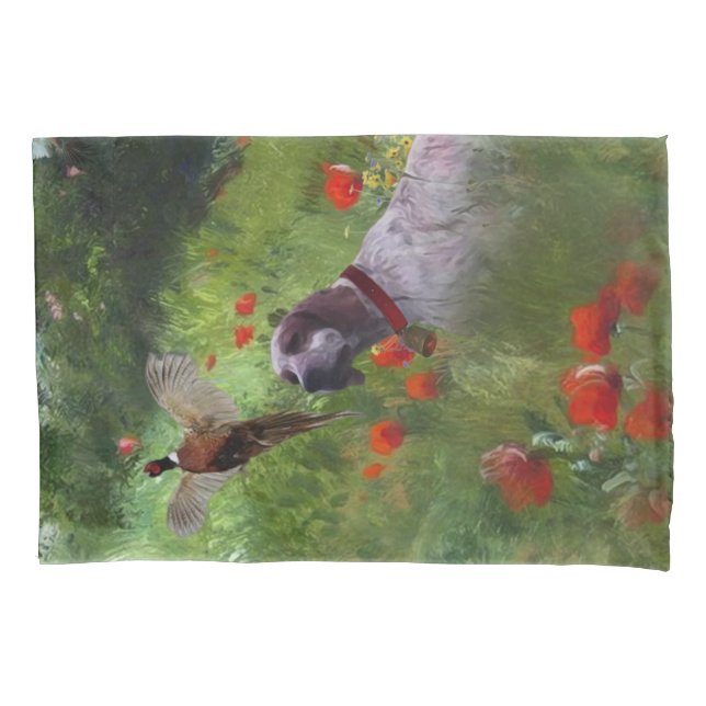 English Setter , Pheasant hunting  Pillowcase (Front)