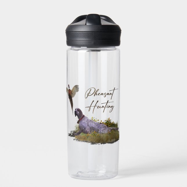 English Setter , Pheasant hunting  Water Bottle (Front)