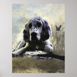 English Setter  Poster