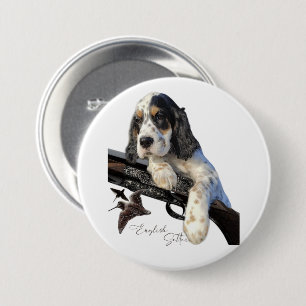 English Setter puppy 7.5 Cm Round Badge