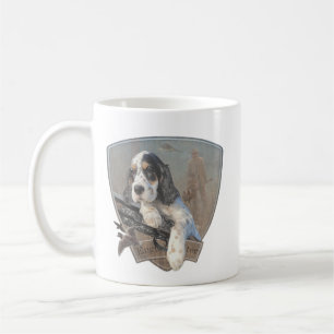 English Setter puppy with a classic shotgun Coffee Mug