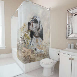 English Setter Shower Curtain