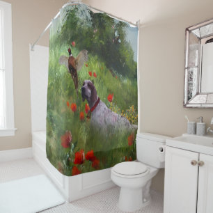 English Setter Shower Curtain