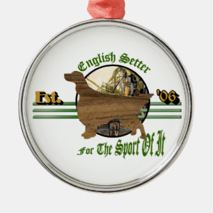 English Setter Sporting Group Metal Ornament