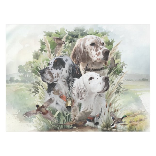 English Setter  Tablecloth (Front (Horizontal))