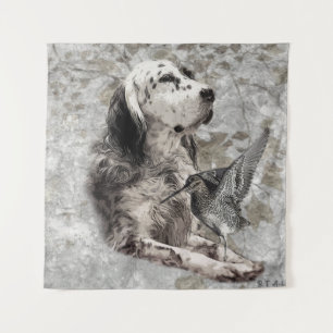 English Setter Tapestry