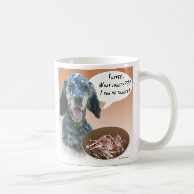 English Setter Turkey Coffee Mug (Right)