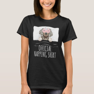 English Setter Unicorn Sleep Mask Official Napping T-Shirt