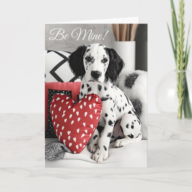 English Setter Valentine Card (Front)