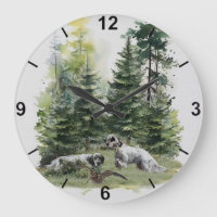 English setter , Woodcock Hunting , Art 