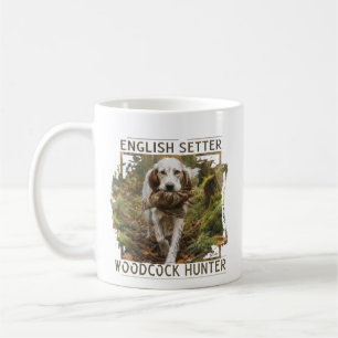 English Setter , woodcock hunting  Coffee Mug