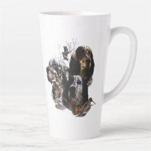 English Setter , woodcock hunting  Latte Mug