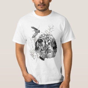 English Setter , Woodcock hunting T-Shirt