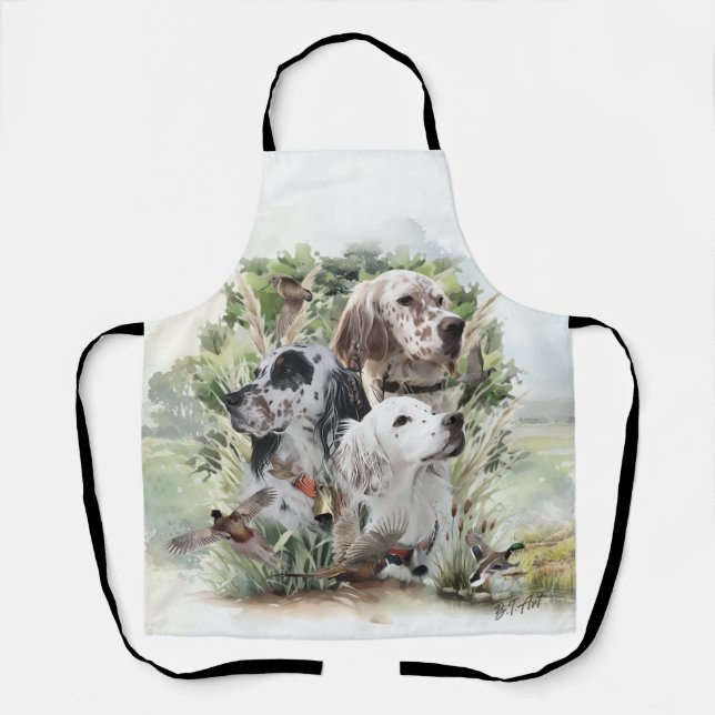 English Setters  Apron (Front)