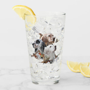 English Setters  Glass
