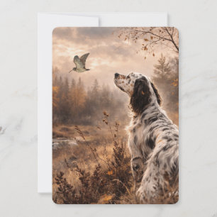 English Setters Invitation