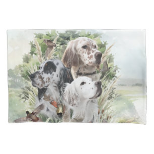 English Setters  Pillowcase