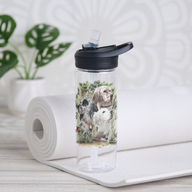 English Setters  Water Bottle (Yoga)