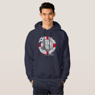 English Soccer Dragon Men's Hoodie