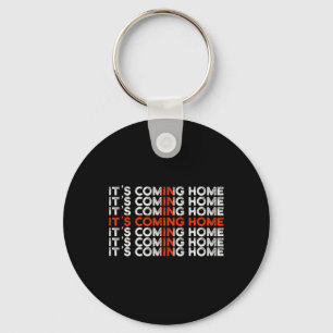 English Soccer It's Coming Home England Flag Key Ring