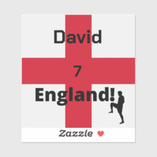 English Soccer Player customisable 