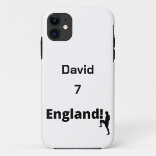 English Soccer Player customisable iPhone 11 Case
