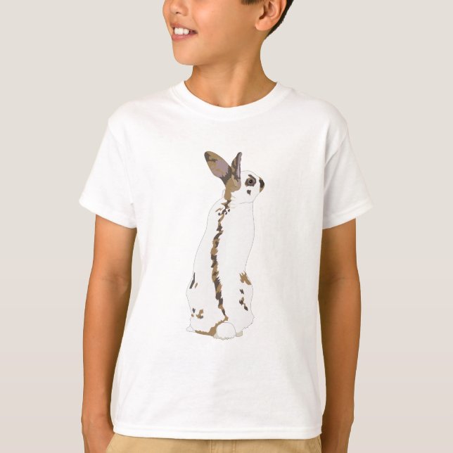 English Spot Rabbit - Standing T-Shirt (Front)