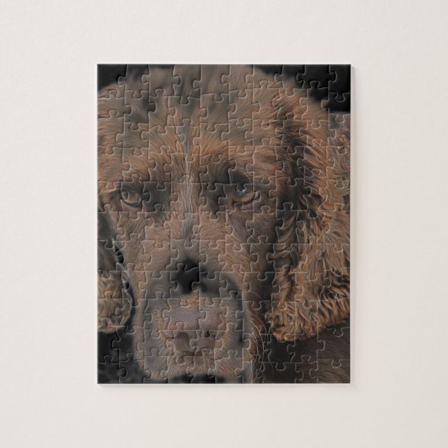 English Springer Dogs Jigsaw Puzzle (Vertical)