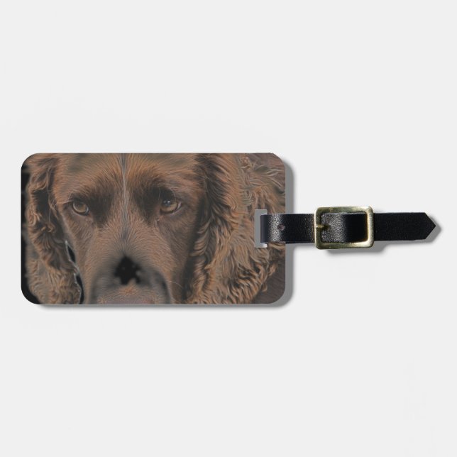 English Springer Dogs Luggage Tag (Front Horizontal)