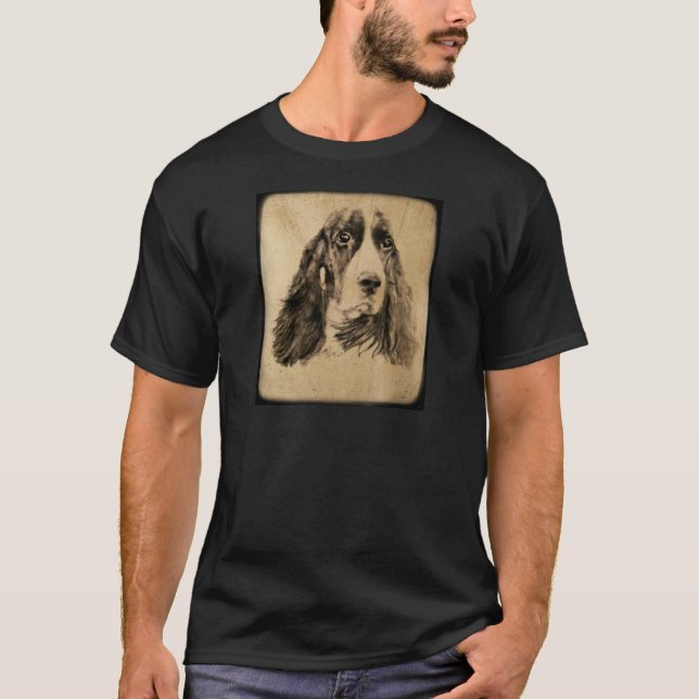 English Springer Funky T-Shirt (Front)