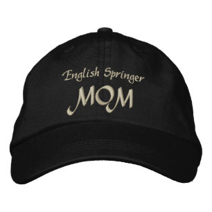 English Springer Mum Gifts Embroidered Hat