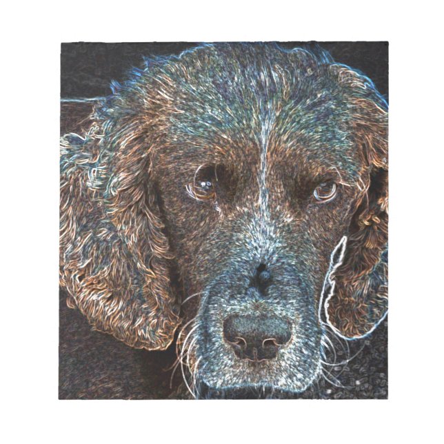 English Springer Notepad (Front)