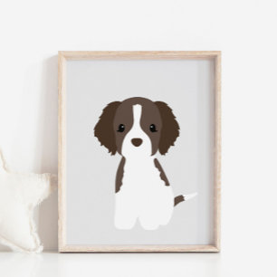 English Springer Nursery & Kids Room Decor Poster