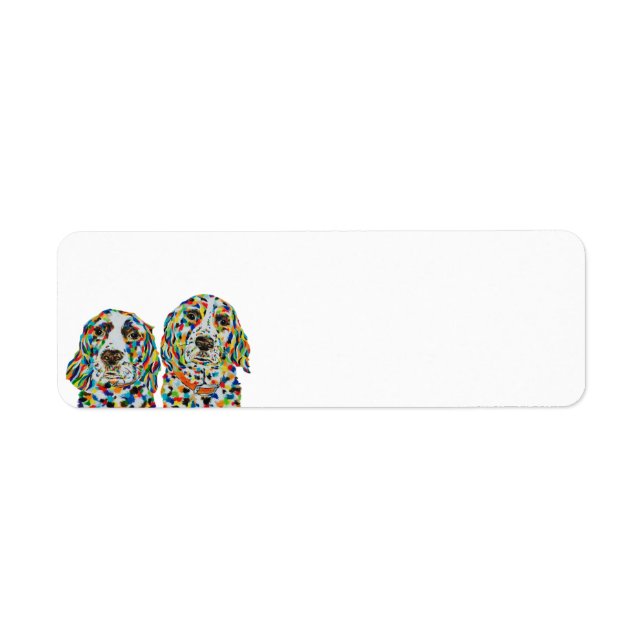 English Springer Spaniel Address Label Return Address Label (Front)