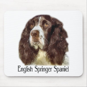 English Springer Spaniel Art Gifts Mouse Pad
