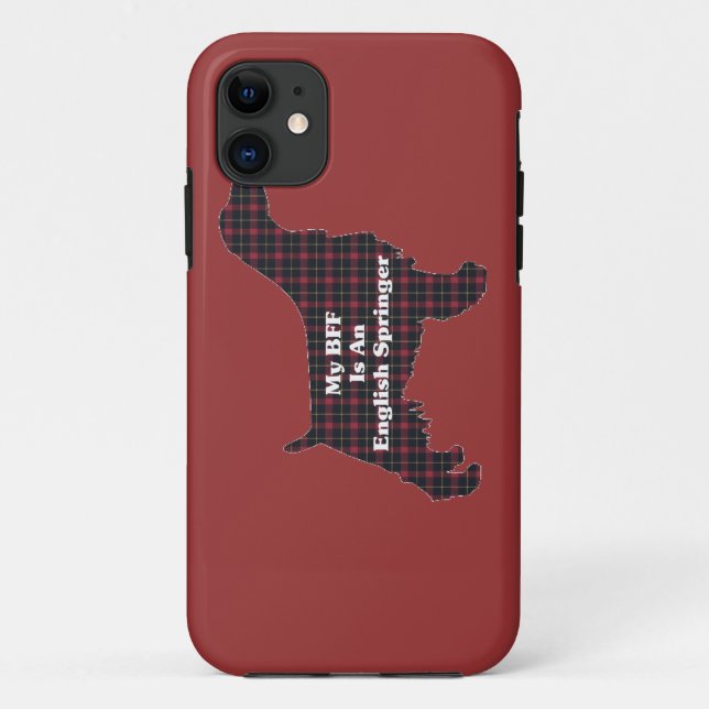English Springer SPANIEL BFF Case-Mate iPhone Case (Back)
