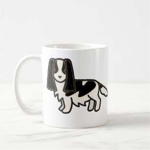 English Springer Spaniel Black ans White Cartoon Coffee Mug