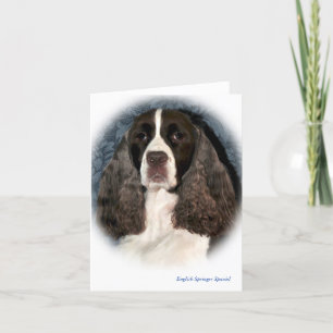 English Springer Spaniel Blank Note Card