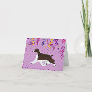 English Springer Spaniel Celebration Card