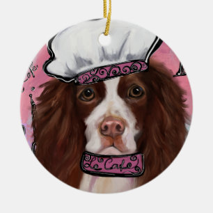 English Springer Spaniel Ceramic Ornament