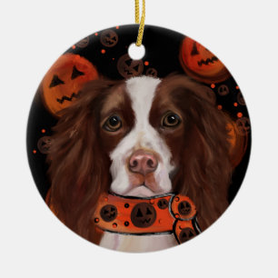 English Springer Spaniel Ceramic Ornament