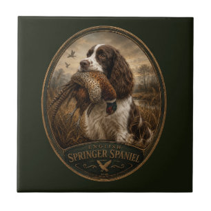 English Springer Spaniel Ceramic Tile