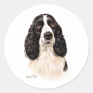 English Springer Spaniel Classic Round Sticker