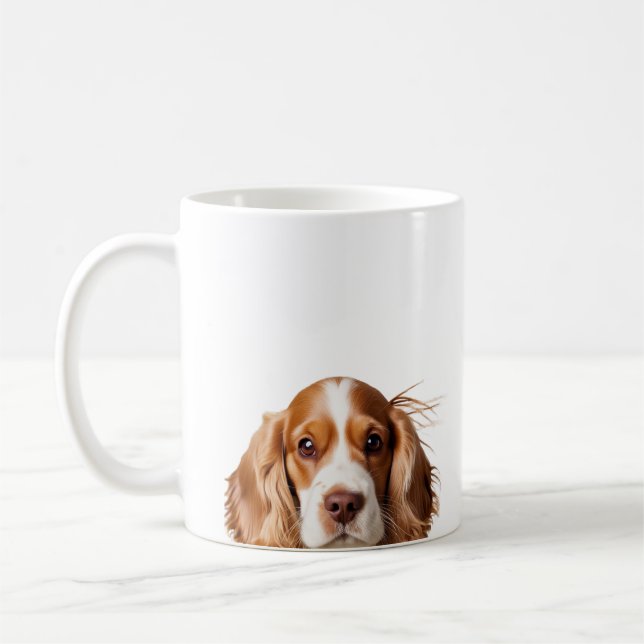 English springer spaniel coffee mug (Left)