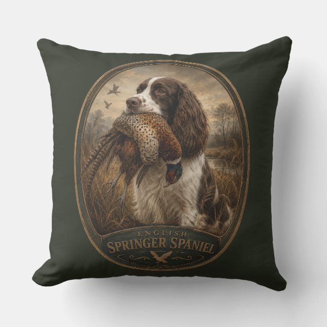 English Springer Spaniel  Cushion (Front)