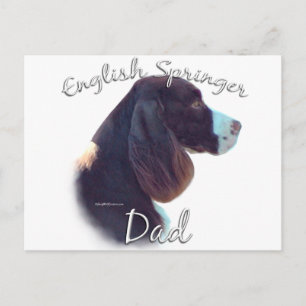 English Springer Spaniel Dad 2 Postcard